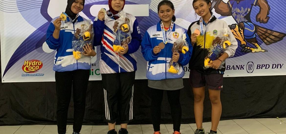 Borong Juara Tenis Meja, Zafira Etta Siswa MAN 1 Bantul: Ini PORDA ...